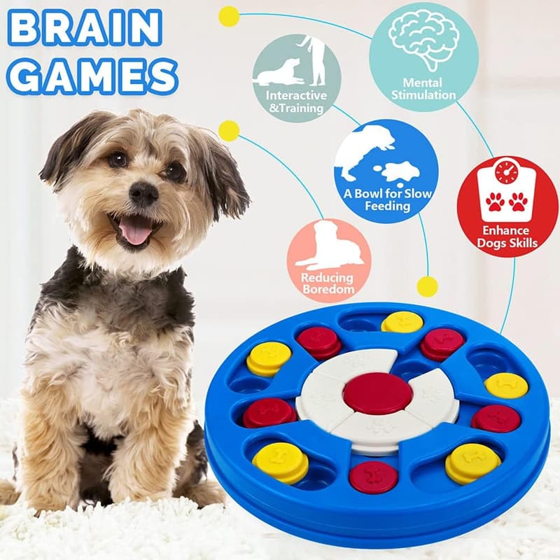 Interactive Dog Puzzle Toy - Mentally Stimulating Treat Dispenser