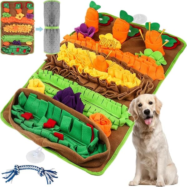 Large Dog Snuffle Mat for Treats & Mental Enrichment