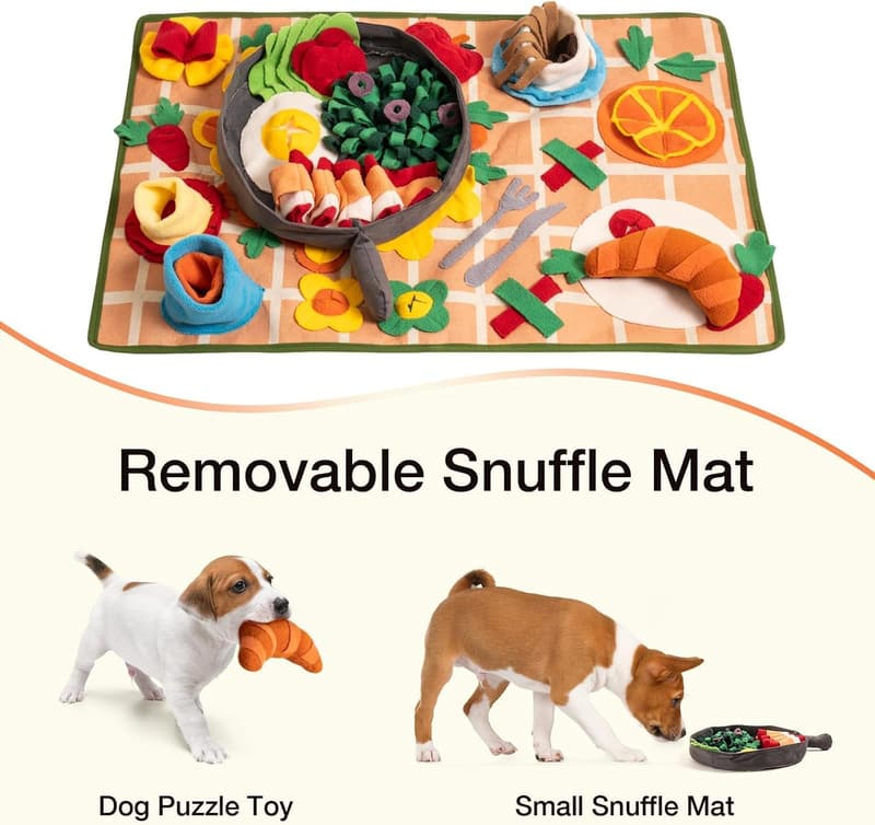 Interactive Snuffle Mat for Dogs - Medium Foraging & Feeding Solution