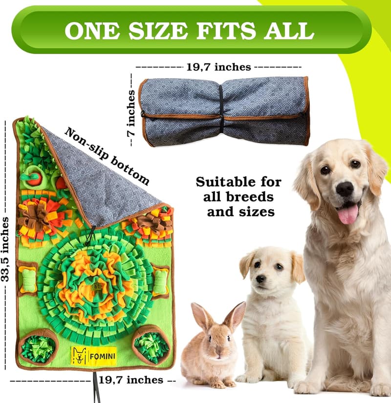 Interactive Snuffle Mat for Large/Medium Dogs - 33.5