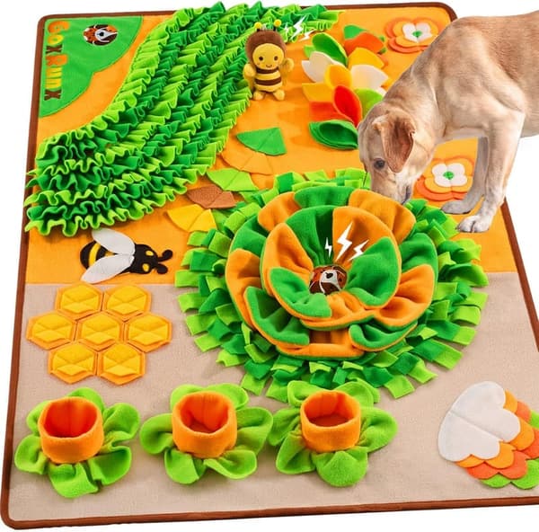 Large Snuffle Mat for Dogs - 40'' x 27'' for Foraging & Stress Relief