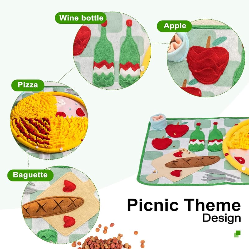 Dog Snuffle Mat - Encourages Natural Foraging Skills