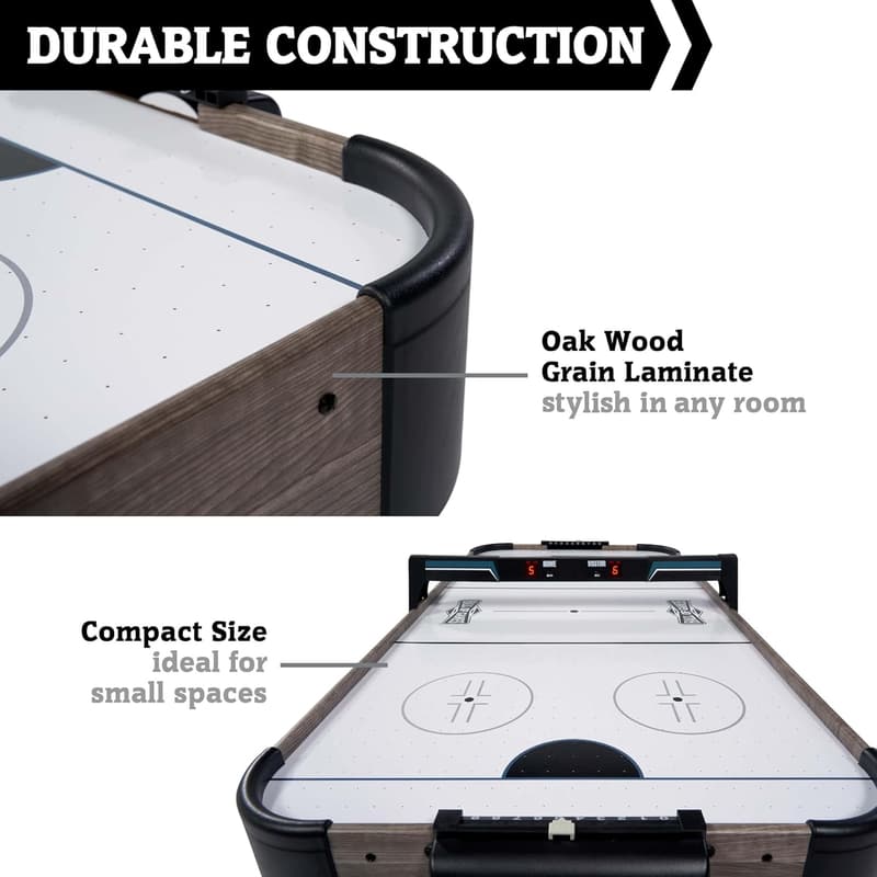 Indoor Arcade Air Hockey Table with Electronic Scoring System