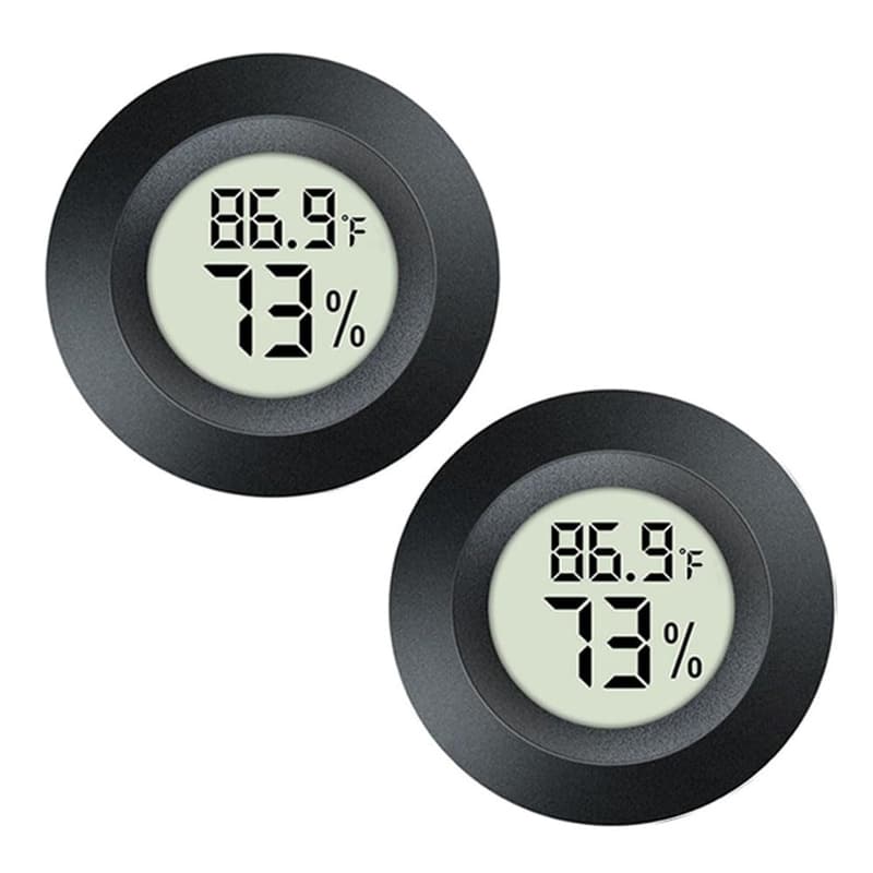 Mini Digital Hygrometer Thermometer - Indoor/Outdoor 2-Pack