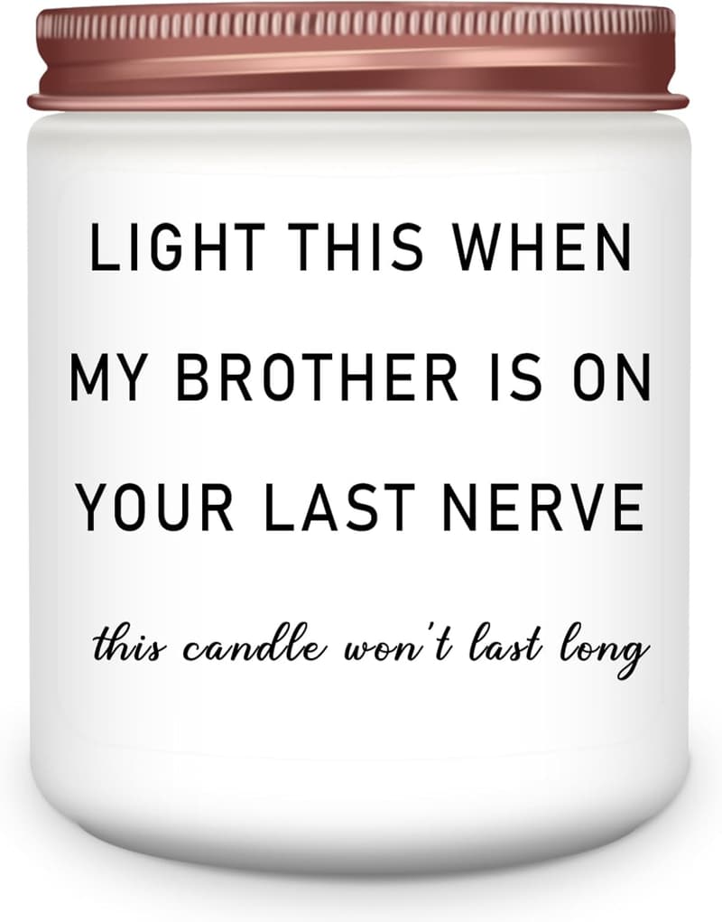 Funny Lavender Scented Candle for Sister-in-Law Gift