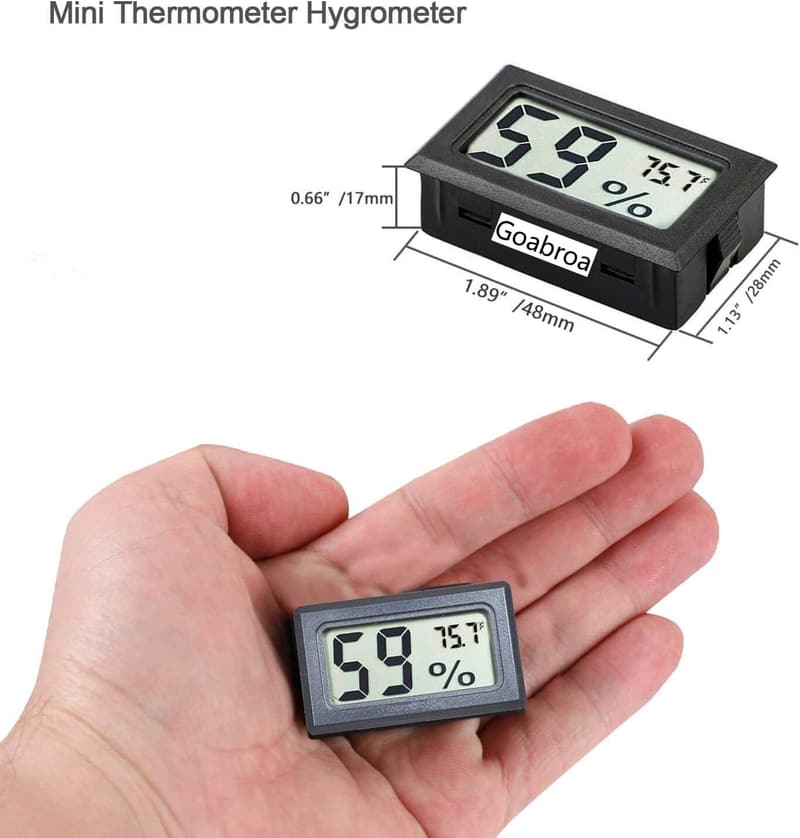 Digital Indoor Hygrometer Thermometer - Mini Humidity Monitor