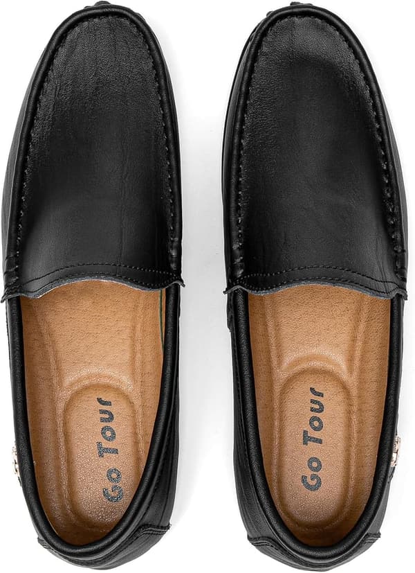 Men's Casual Leather Slip-On Loafers