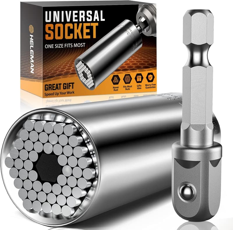 Father's Day Universal Socket Tool Set with Power Drill Adapter