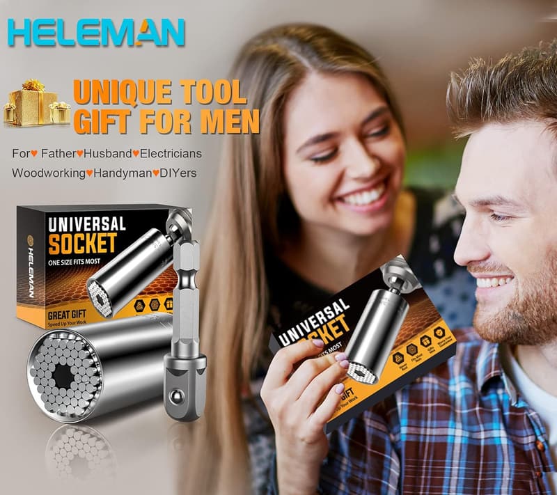 Father's Day Universal Socket Tool Set with Power Drill Adapter