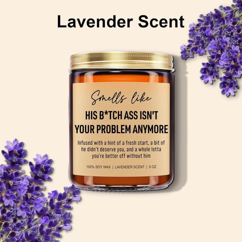 Divorce Party Scented Candles - Fun Gifts for Newly Divorced Women