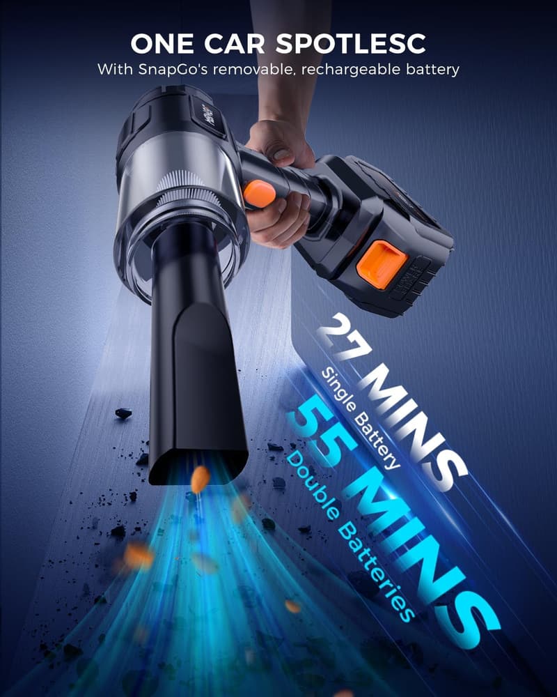 High-Power Cordless Handheld Vacuum for Car & Home