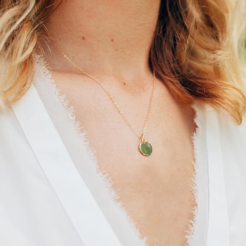 New Beginnings Necklace - 14k Gold Plated Sterling Silver, Healing Gift