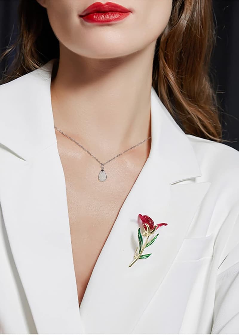 Divorce Gift: Minimalistic Moonstone Silver Necklace for Women