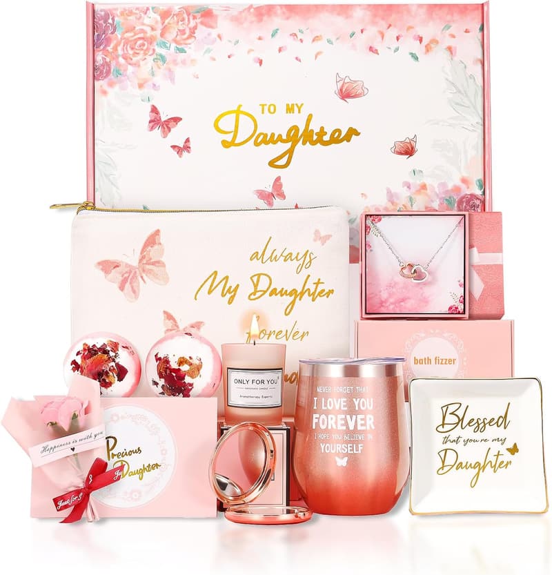 Birthday Spa Gift Basket for Daughters - Heartfelt Mom & Dad Gift