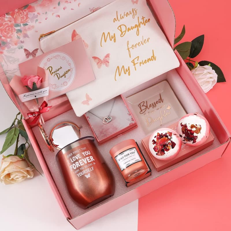 Birthday Spa Gift Basket for Daughters - Heartfelt Mom & Dad Gift