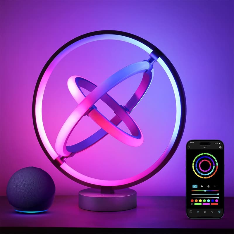 Smart RGB Table Lamp with Music Sync & App Control