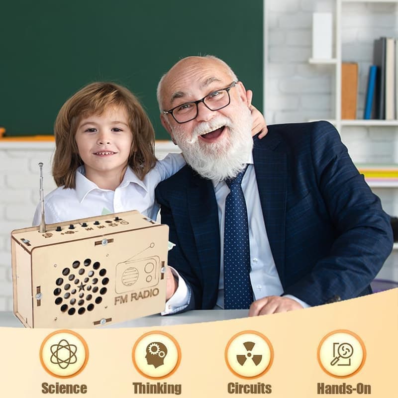 STEM Electronics Science Kit for Kids Age 5-14 - DIY Radio Building