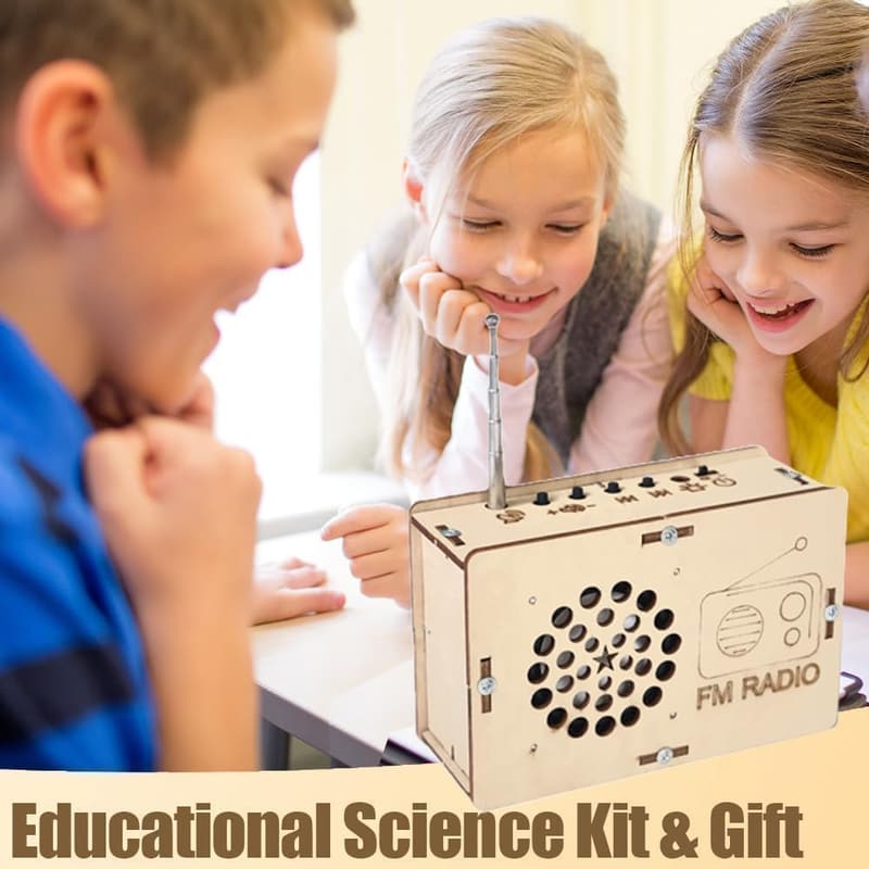 STEM Electronics Science Kit for Kids Age 5-14 - DIY Radio Building