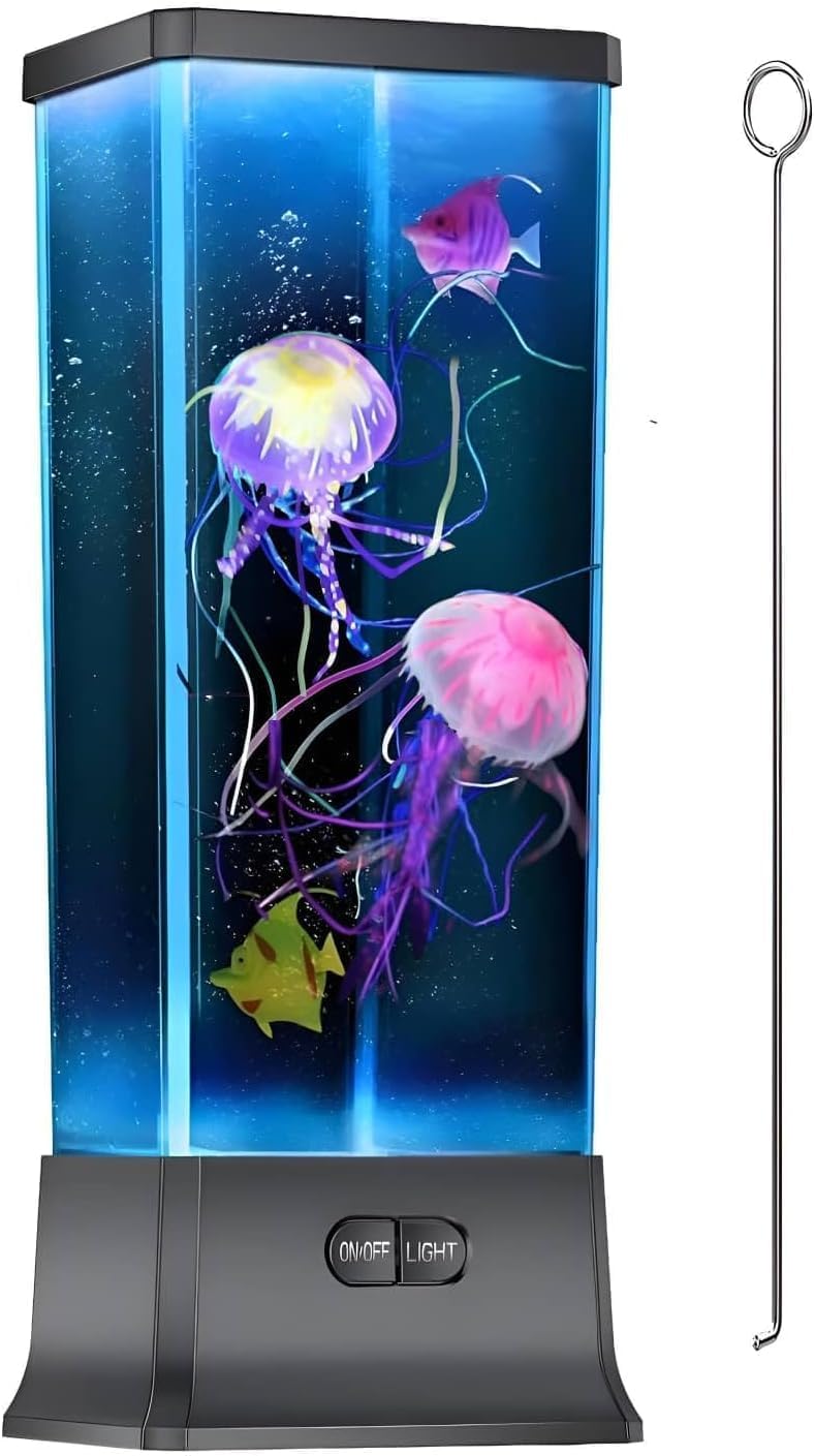 Color Changing Electric Jellyfish Table Lamp for Home Decor