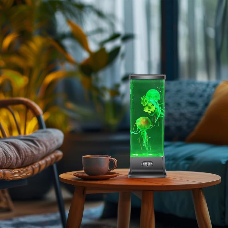 Color Changing Electric Jellyfish Table Lamp for Home Decor