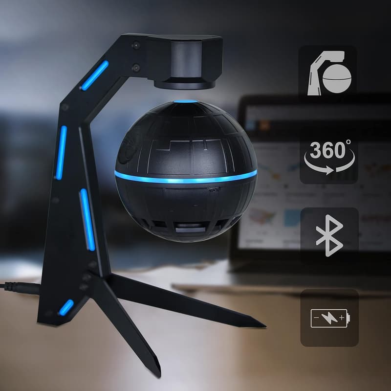 Magnetic Levitation Bluetooth Speaker with 5W Sound - Unique Tech Gift