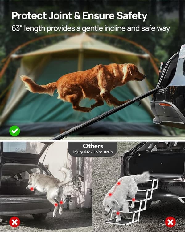 Portable Dog Ramp for Large Dogs - 63
