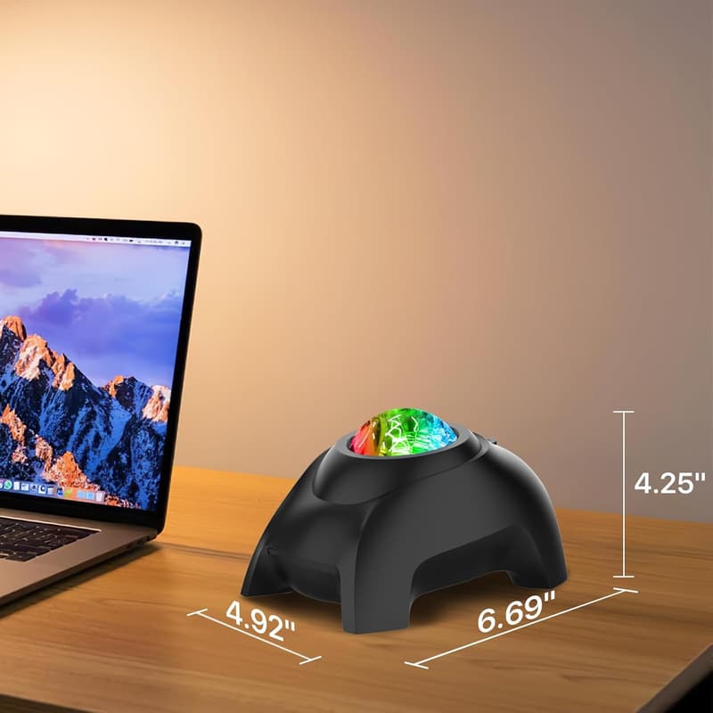 Galaxy Projector with Bluetooth Speaker and Timer, Room Decor
