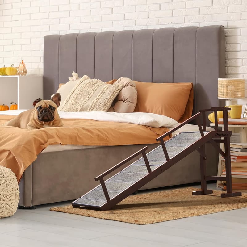 Pet Ramp for Dogs with Non-Slip Carpet - 74