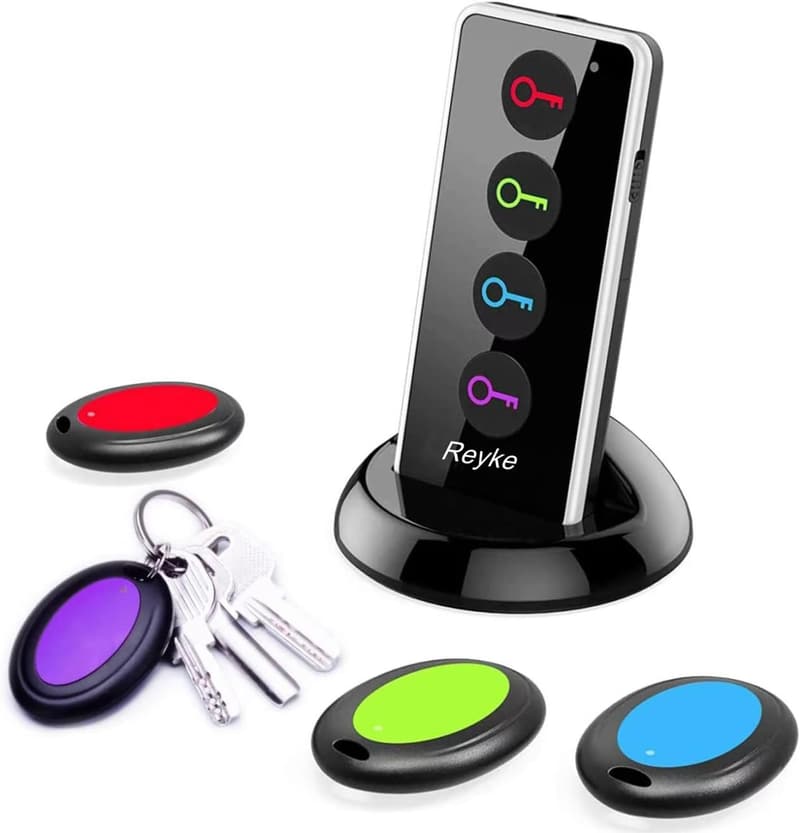 RF Item Locator Tags - 80dB Wireless Tracker for Keys & Pets