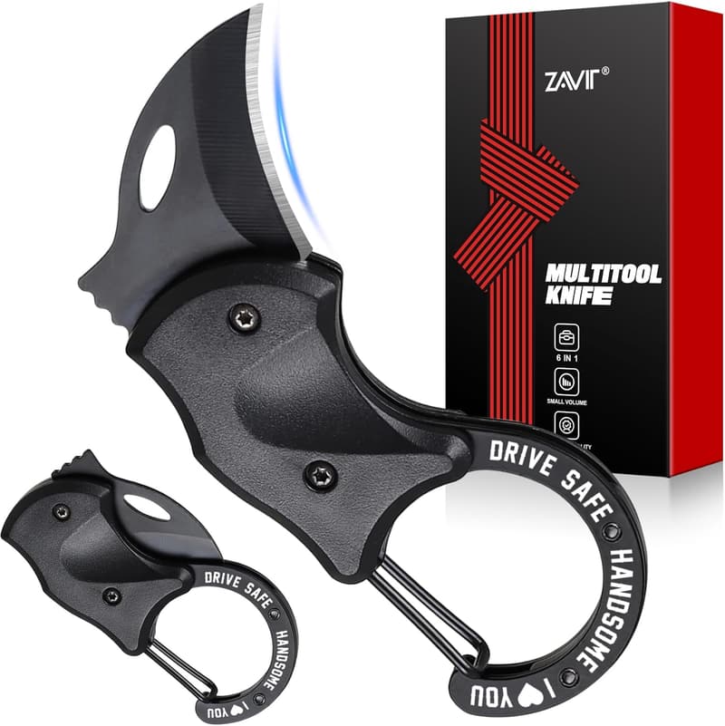 Drive Safe EDC Keychain for Him - Romantic Anniversary Gift
