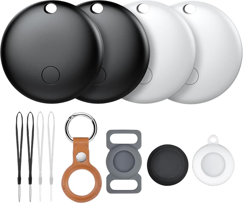 Apple Find My Air Tag 4-Pack - Water-Resistant Pet Trackers