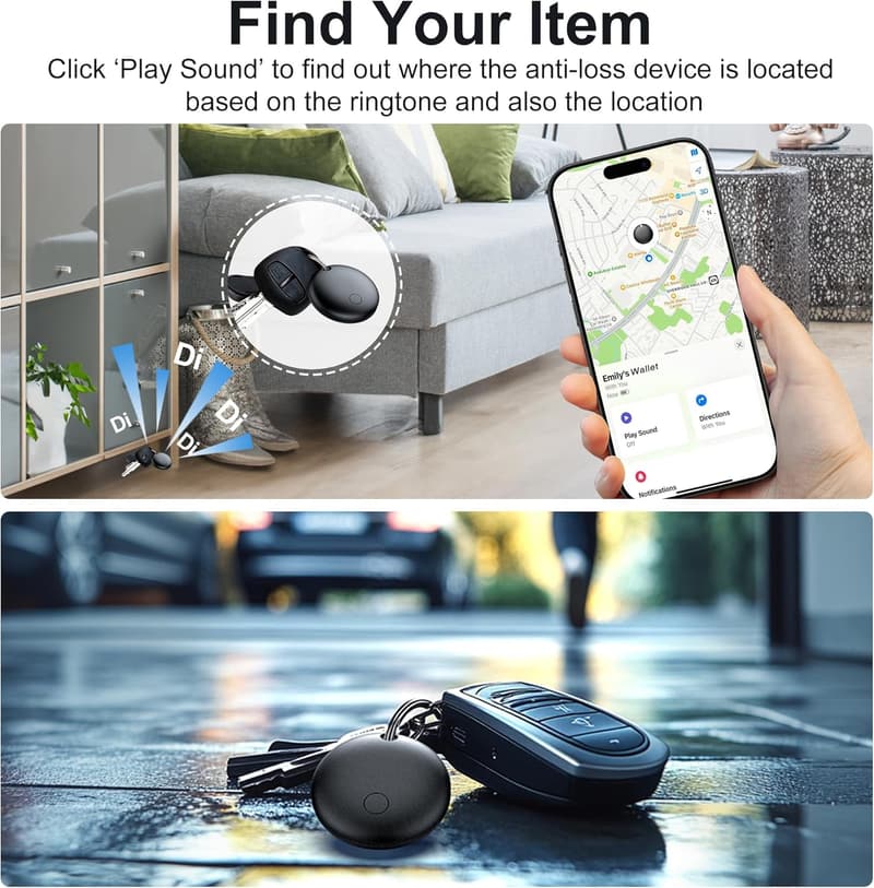 Apple Find My Air Tag 4-Pack - Water-Resistant Pet Trackers
