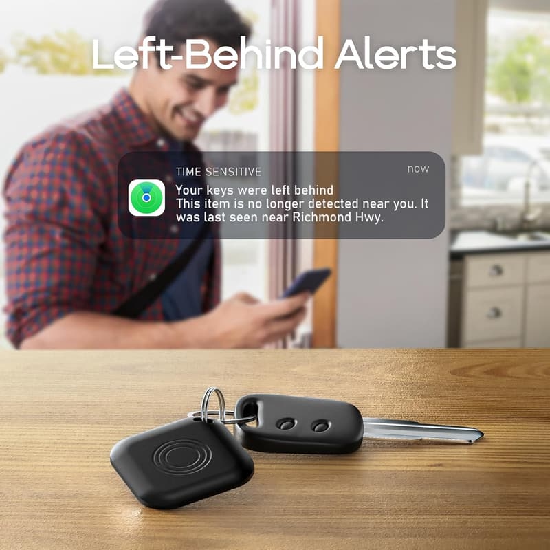 4-Pack Apple Airtag Luggage Trackers for Smart Item Finding