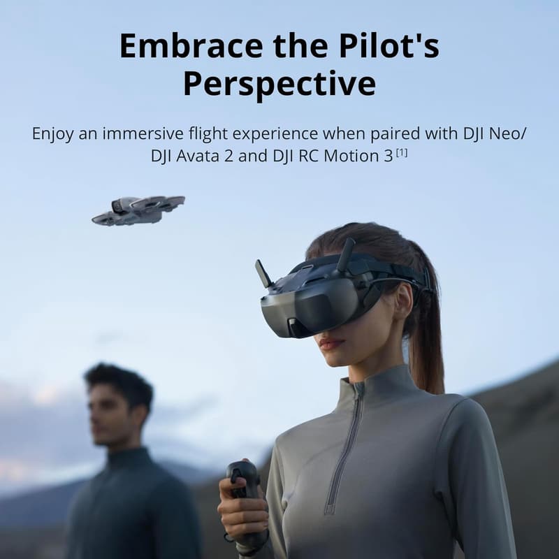 DJI N3 FPV Goggles with 1080p Screen for Immersive Drone Flying