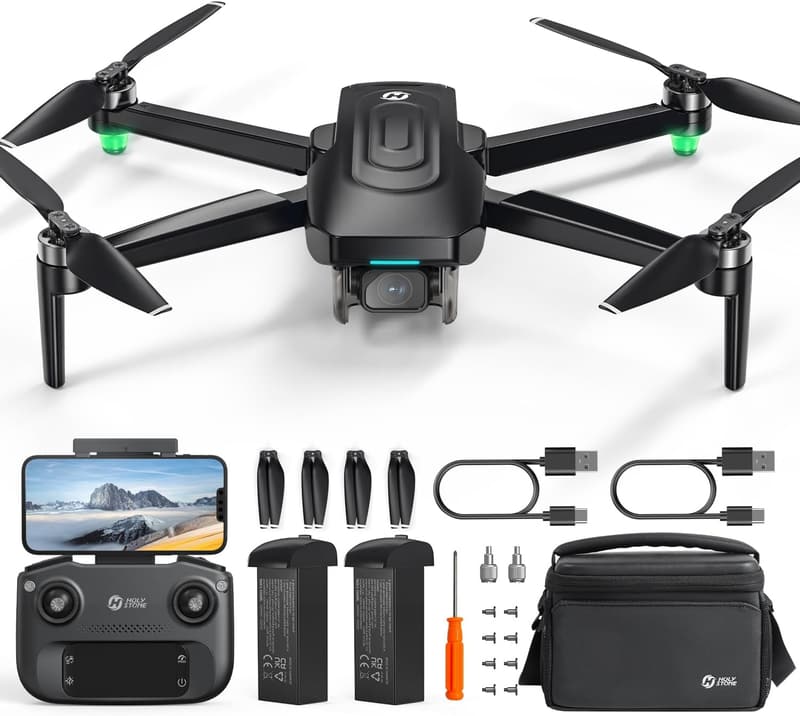 Holy Stone HS175G GPS Drone with 4K EIS Camera for Adults