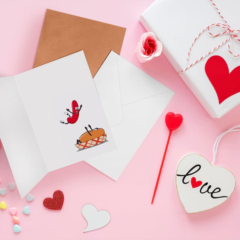 Funny Romantic Joke Card for Boyfriend - Anniversary & Valentine's Day