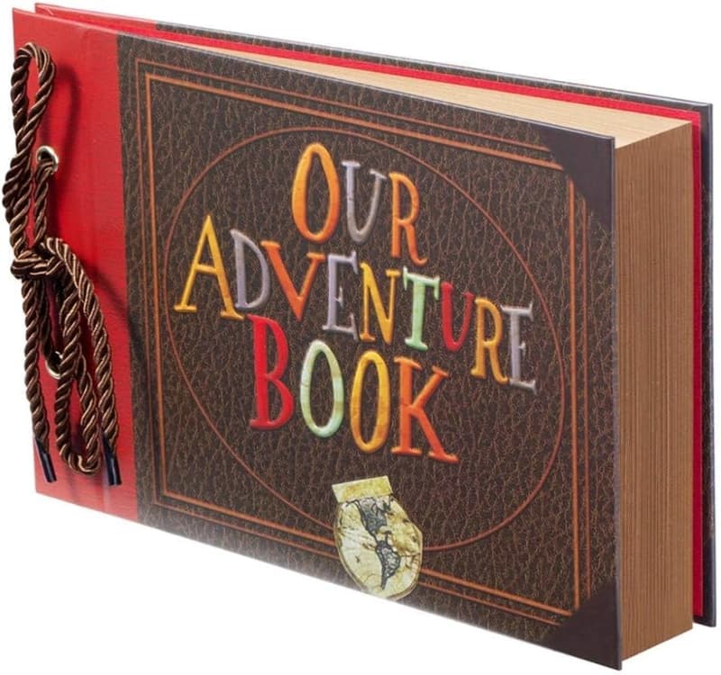Adventure Book Scrapbook - Embossed Hard Cover for Couples