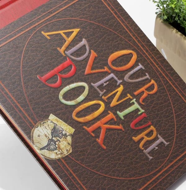 Adventure Book Scrapbook - Embossed Hard Cover for Couples