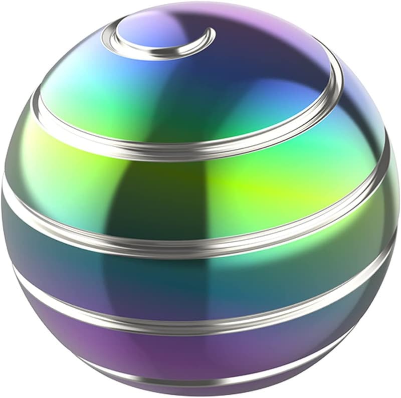 Multicolor Kinetic Desk Toy for Stress Relief - Unique Fidget Spinner