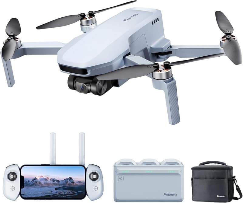 Potensic ATOM SE GPS Drone with 4K Camera - Fly More Combo