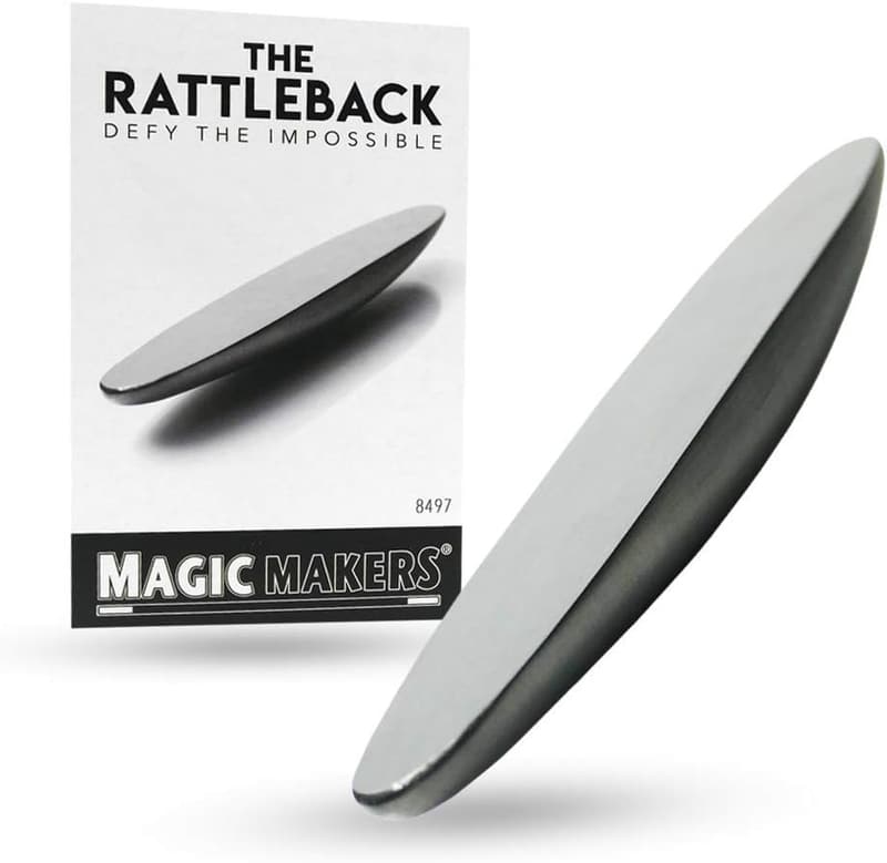 Collector's Edition Metal Alloy Rattleback Physics Toy