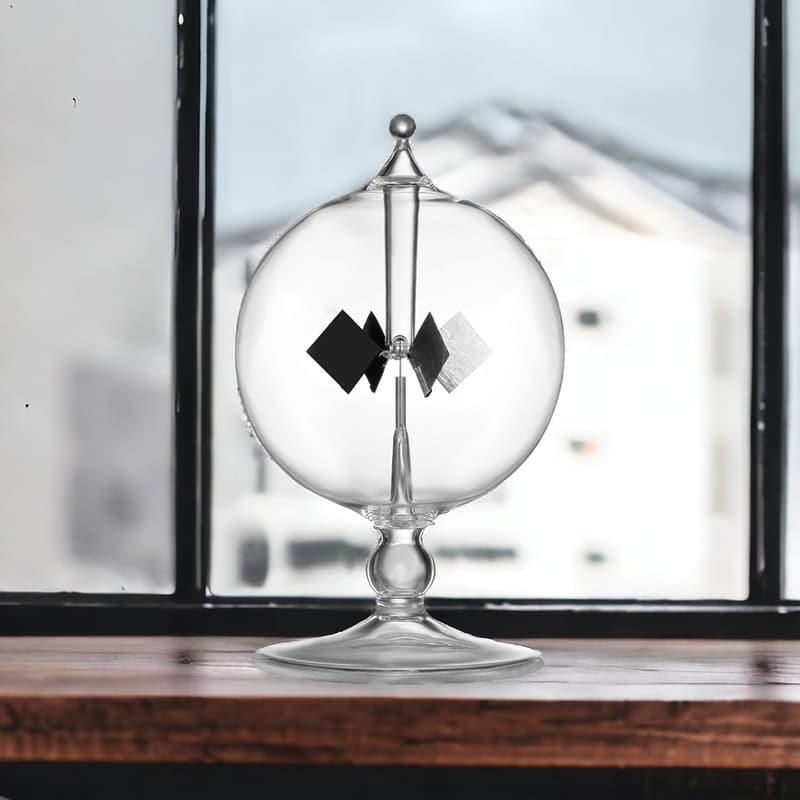Solar-Powered Crookes Radiometer for Sunlight Energy