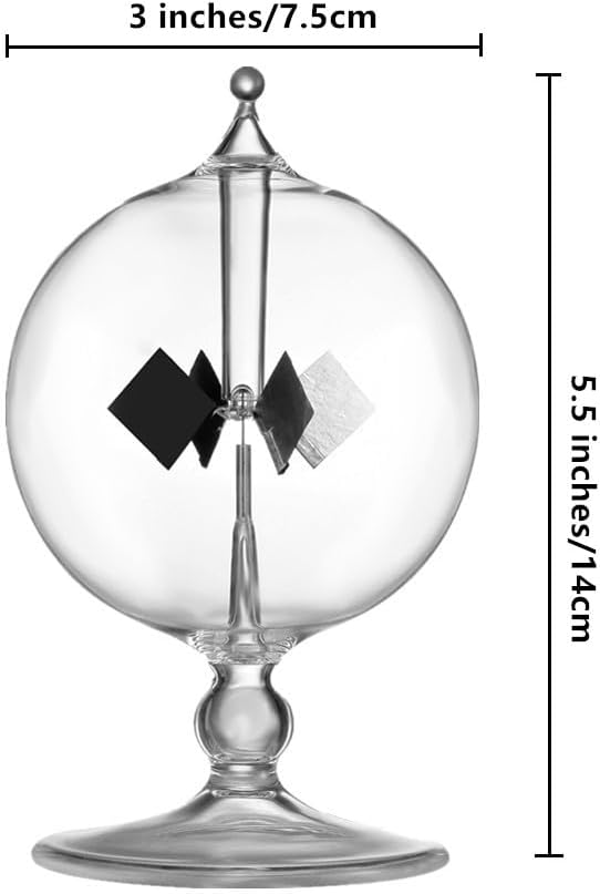 Solar-Powered Crookes Radiometer for Sunlight Energy