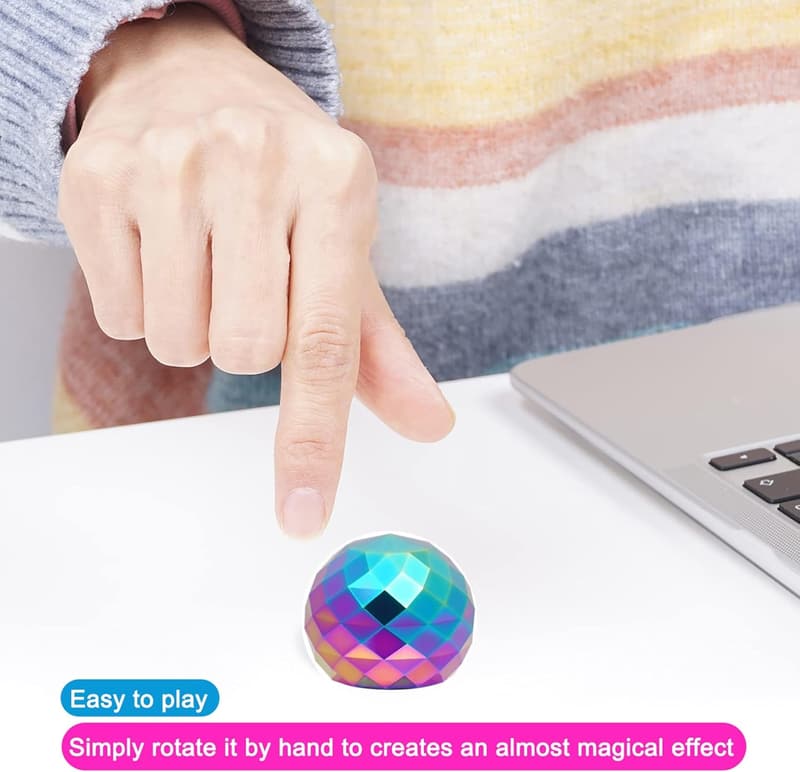 Stress Relief Desk Fidget Toy - Spinning Kinetic Gadget for All Ages