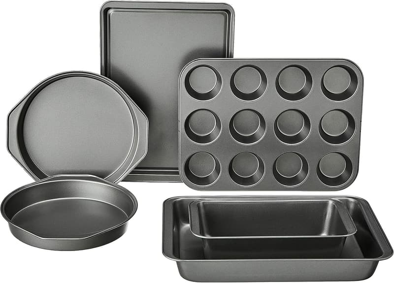 Nonstick Carbon Steel 6-Piece Bakeware Set