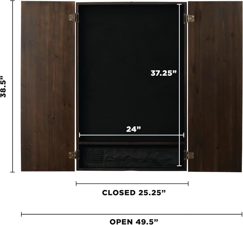 Viper Metropolitan Wood Cabinet & Electronic Dartboard Bundle
