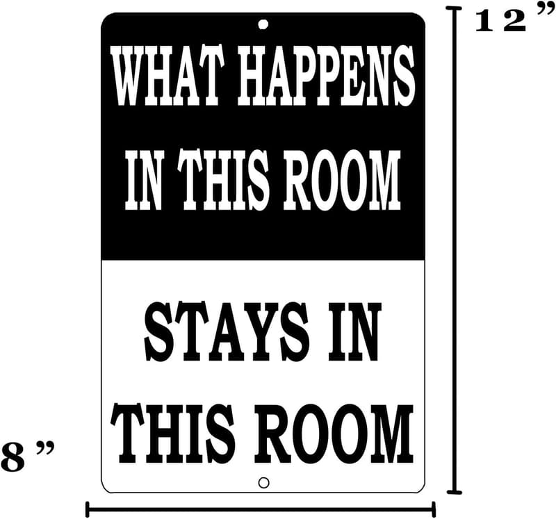 Funny Metal Tin Sign - 