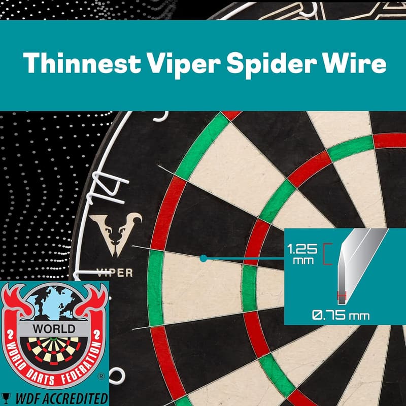 Professional-Grade Bristle Dartboard with Staple-Free Wiring