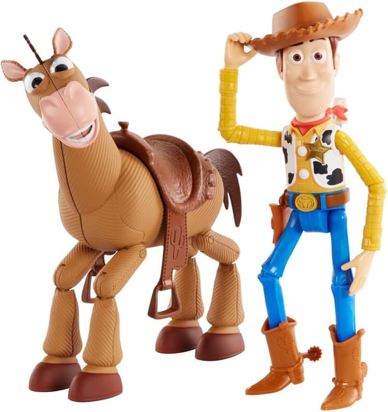 Toy Story 4 Woody & Bullseye Character Set for Play