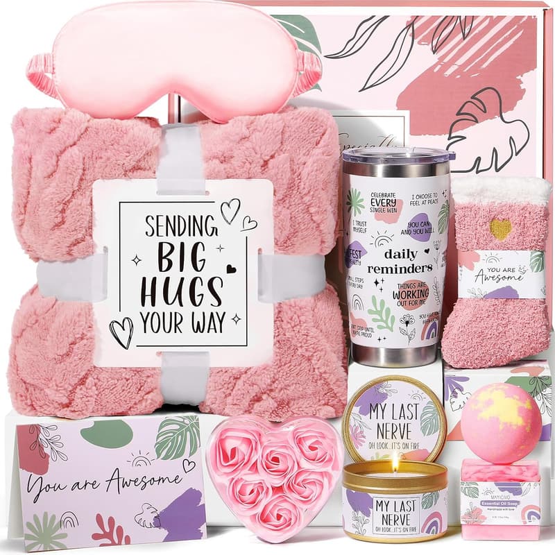 Inspirational Spa Gift Basket for Women & Friends